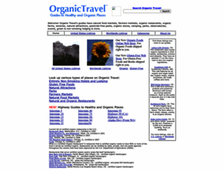 organictravel.com screenshot