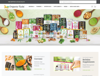 organicveda.com screenshot
