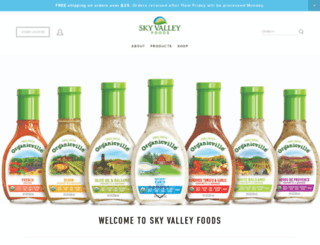 organicvillefoods.com screenshot