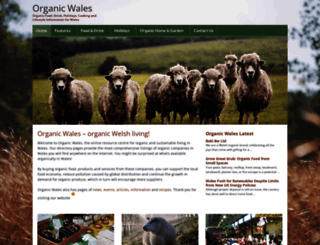 organicwales.com screenshot