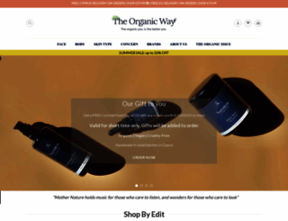 organicwaystore.com screenshot