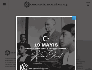 organikholding.com screenshot