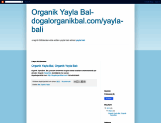 organikyaylabal.blogspot.com screenshot