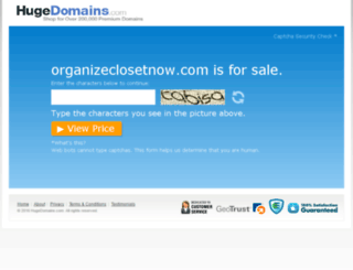 organizeclosetnow.com screenshot