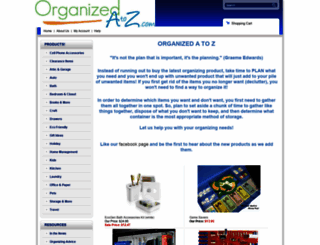 organizedatoz.com screenshot