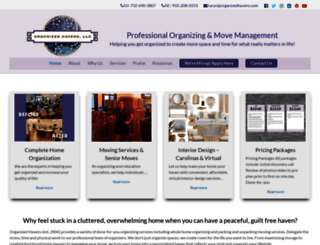 organizedhavens.com screenshot