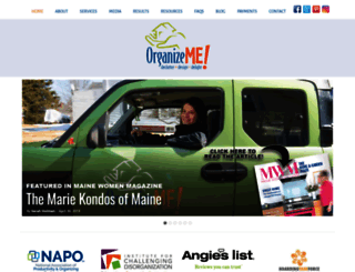 organizemaine.com screenshot