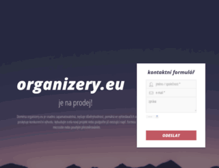 organizery.eu screenshot