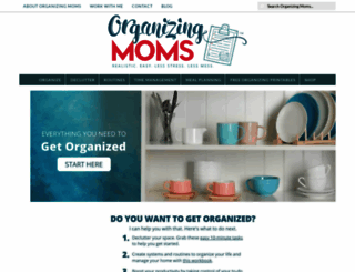 organizingmoms.com screenshot