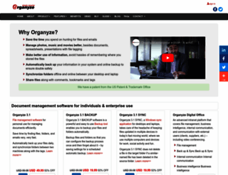 organyze.com screenshot