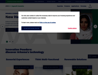 orgasolcosmetics.com screenshot