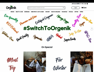 orgenik.com screenshot