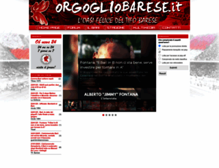 orgogliobarese.it screenshot