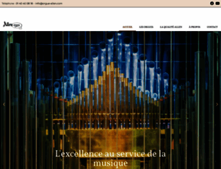 orgue-allen.com screenshot