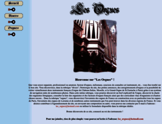 orgue.free.fr screenshot
