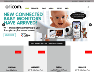 oricom.com.au screenshot