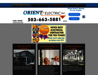 orient-electric.com screenshot