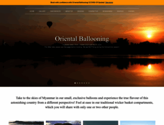 orientalballooning.com screenshot
