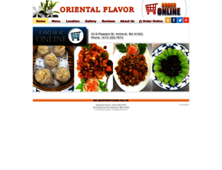 orientalflavoramherst.com screenshot