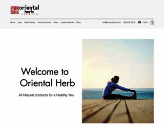 orientalherb.com screenshot