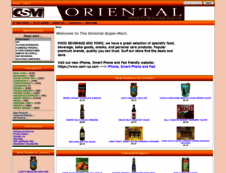orientalsuper-mart.com screenshot