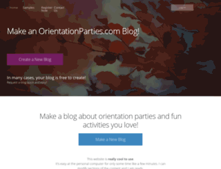 orientationparties.com screenshot