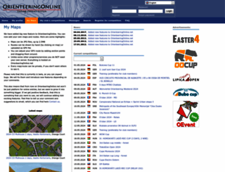 orienteeringonline.net screenshot