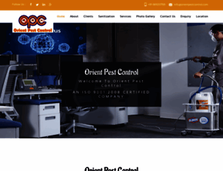 orientpestcontrol.com screenshot