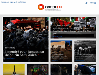 orientxxi.info screenshot