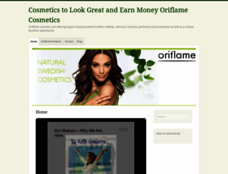 oriflamecosmeticspk.wordpress.com screenshot