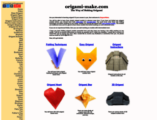 origami-make.org screenshot