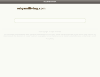 origamiliving.com screenshot