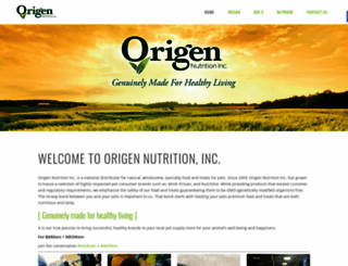 origennutrition.com screenshot