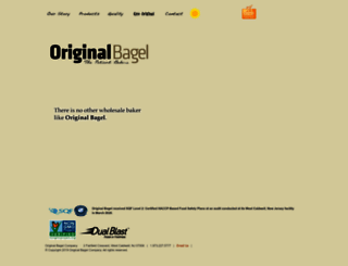 originalbagel.com screenshot