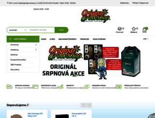 originalgrowshop.cz screenshot