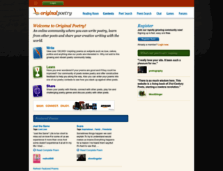 originalpoetry.com screenshot