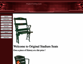originalstadiumseats.com screenshot