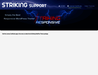 originalstriking.strikingsupport.com screenshot