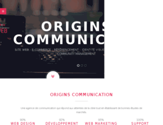 originscommunication.com screenshot