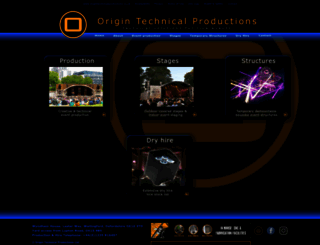origintechnicalproductions.co.uk screenshot