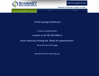 orilliasynergyhealthcare.com screenshot