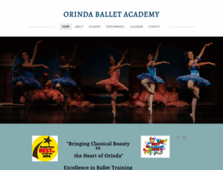 orindaballetacademy.com screenshot