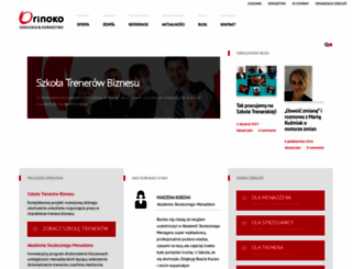 orinoko-szkolenia.pl screenshot