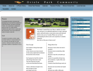 oriolepark.net screenshot