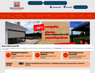 orion-menuiseries.com screenshot