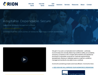 orioncom.com screenshot