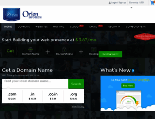 orioninfotech.com screenshot