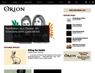 orionmagazine.org screenshot
