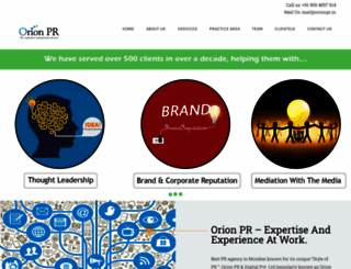 orionpr.in screenshot
