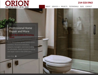 orionrenovation.com screenshot